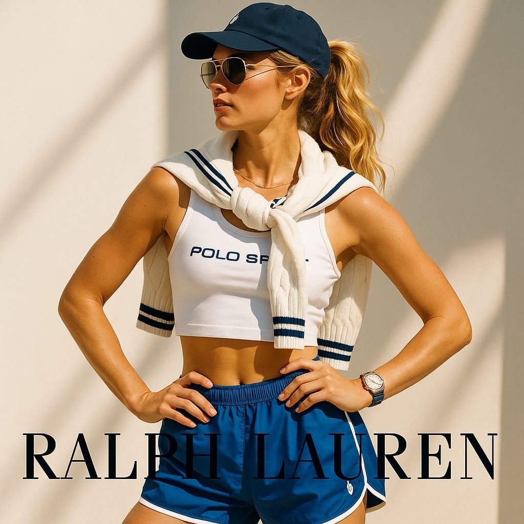 Preppy Summer Sports Girl