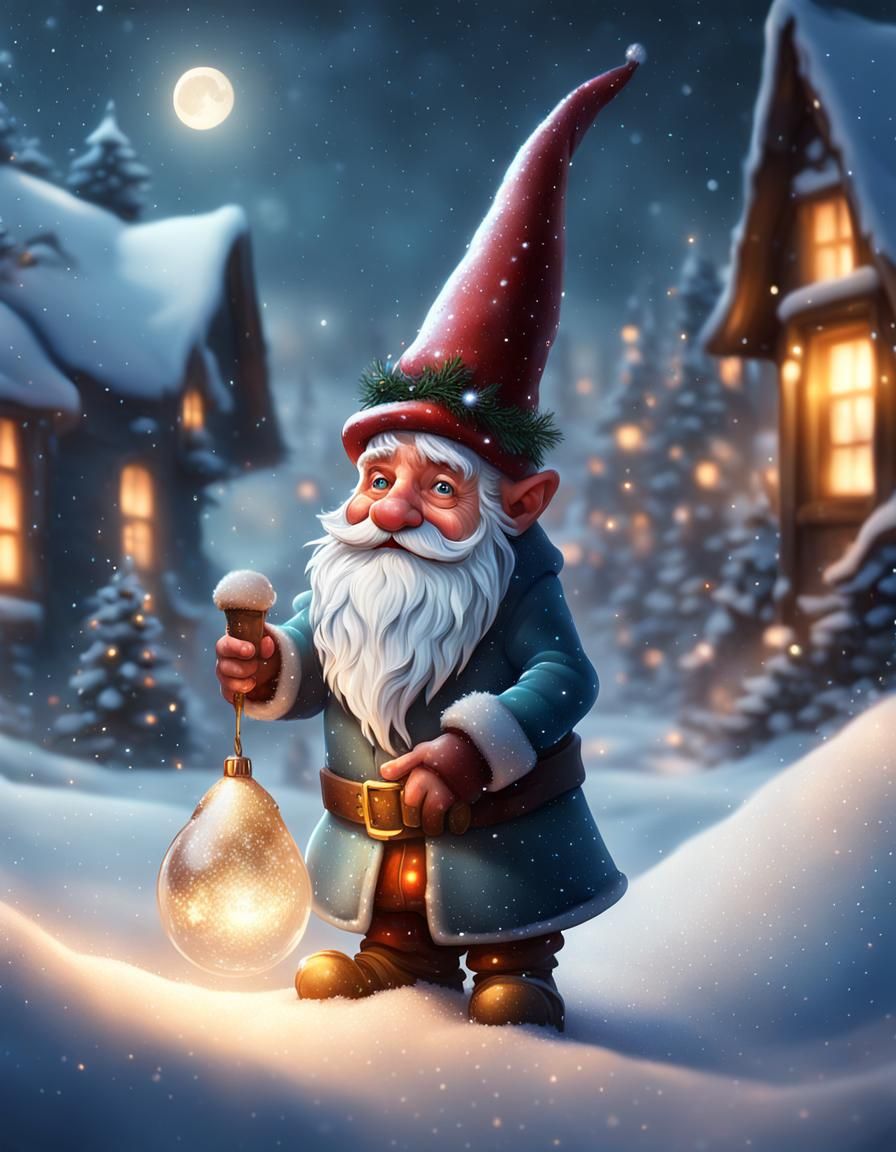 Christmas Gnome - AI Generated Artwork - NightCafe Creator