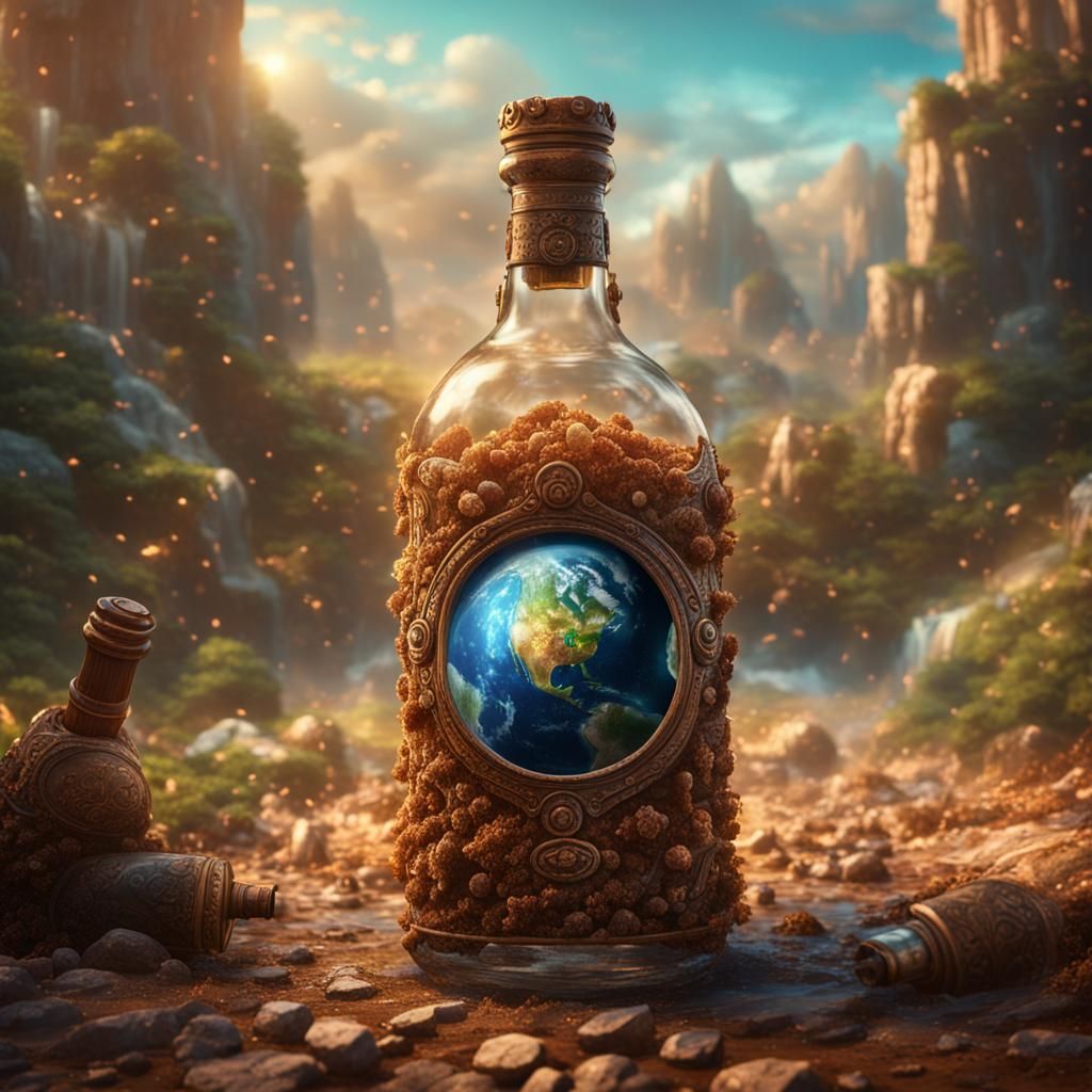 corked bottle