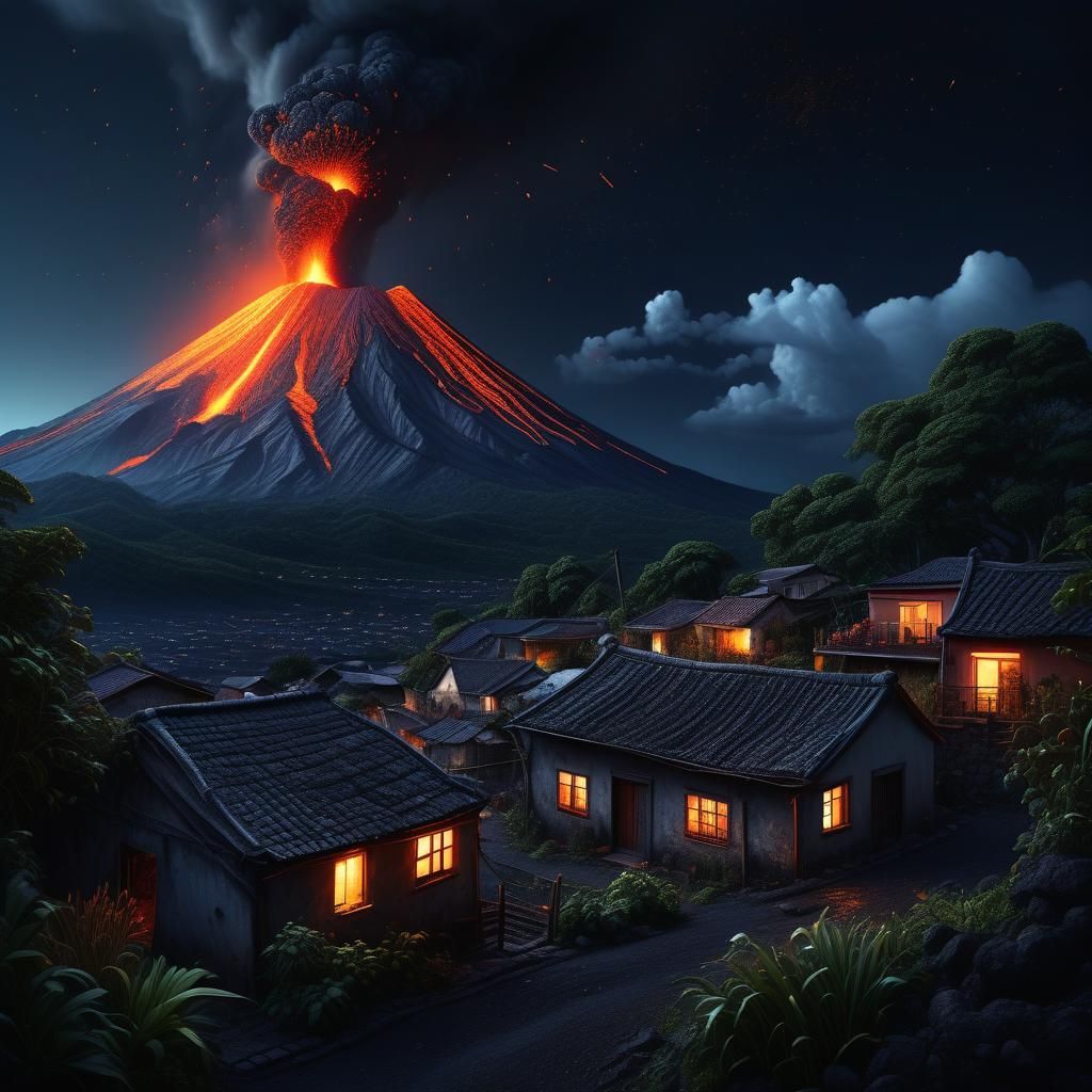 A Volcano Blowing Its Top  by @Shawn Michael Duffy