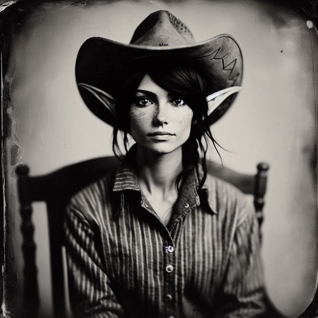 The only known photograph Tabitha Goodnight Slaughter, the i...