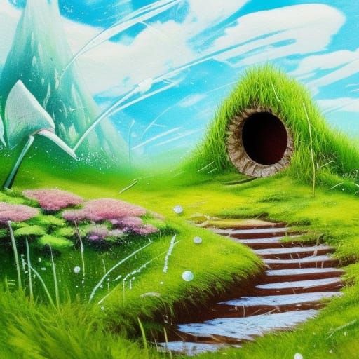 Door to the Hobbit Underground