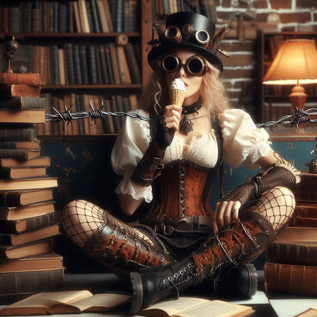 Icecream in the library