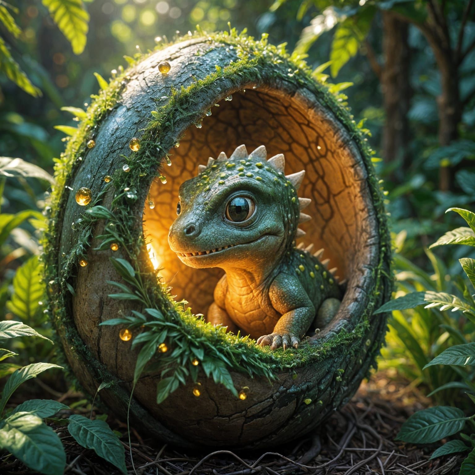 Light of prehistoric times  by @crea_Tina