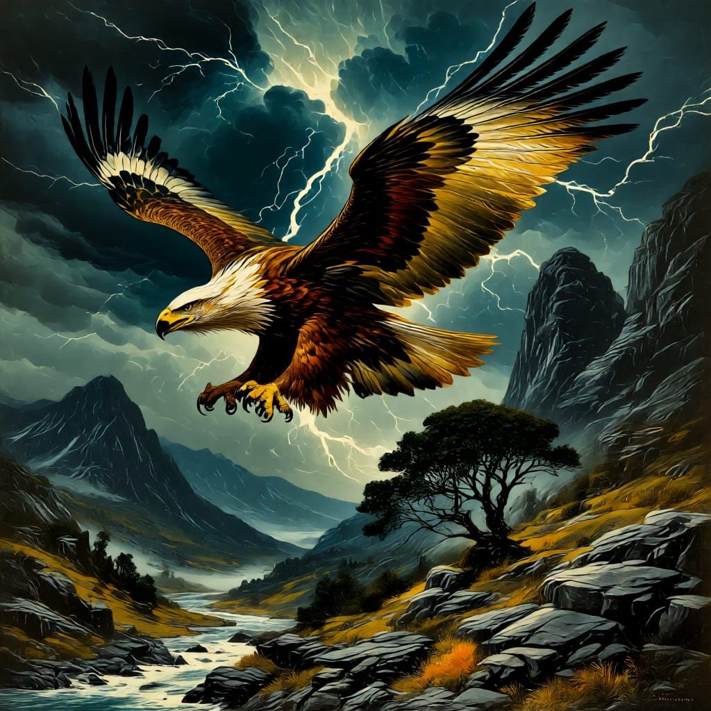 Stormy Griffin in Fantasy Art