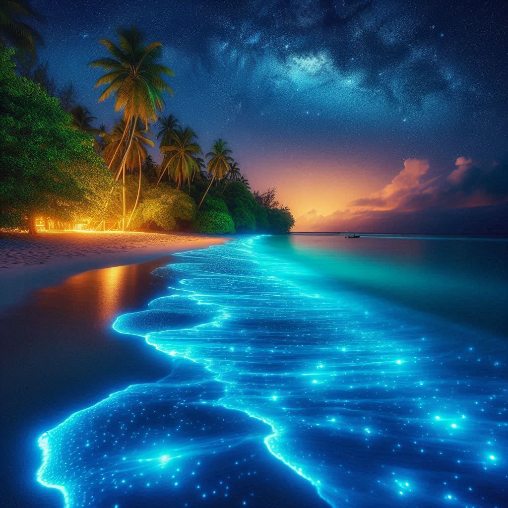 Alliteration Challenge - Beautiful Beach Bioluminescence