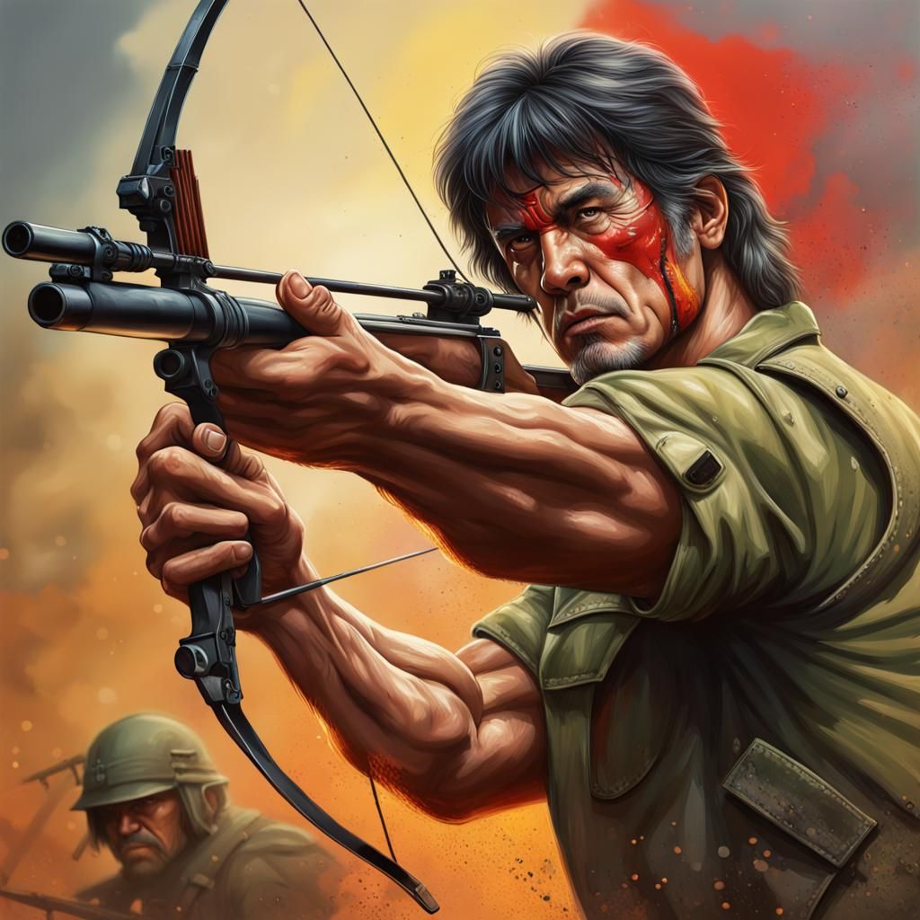 rambo bow targeting vietcong general