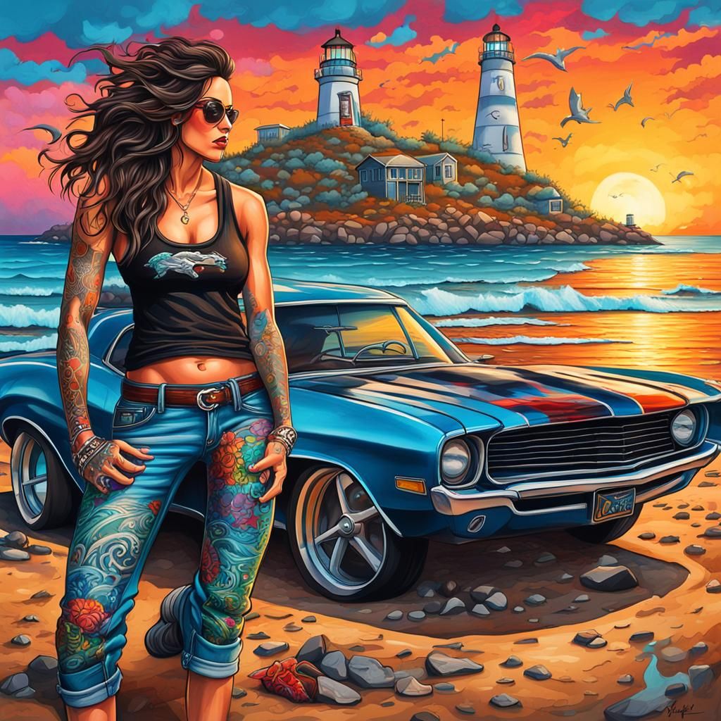The wind in my hair.