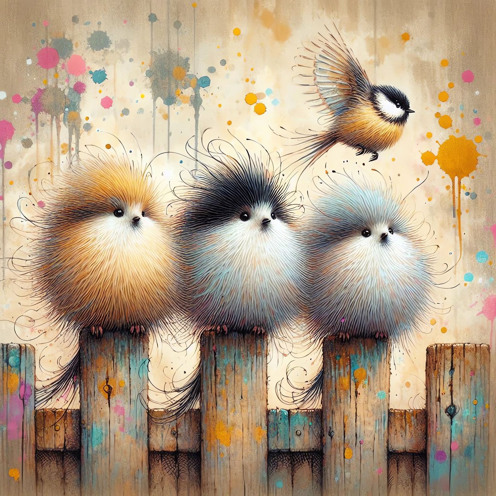 Fluffy Birds