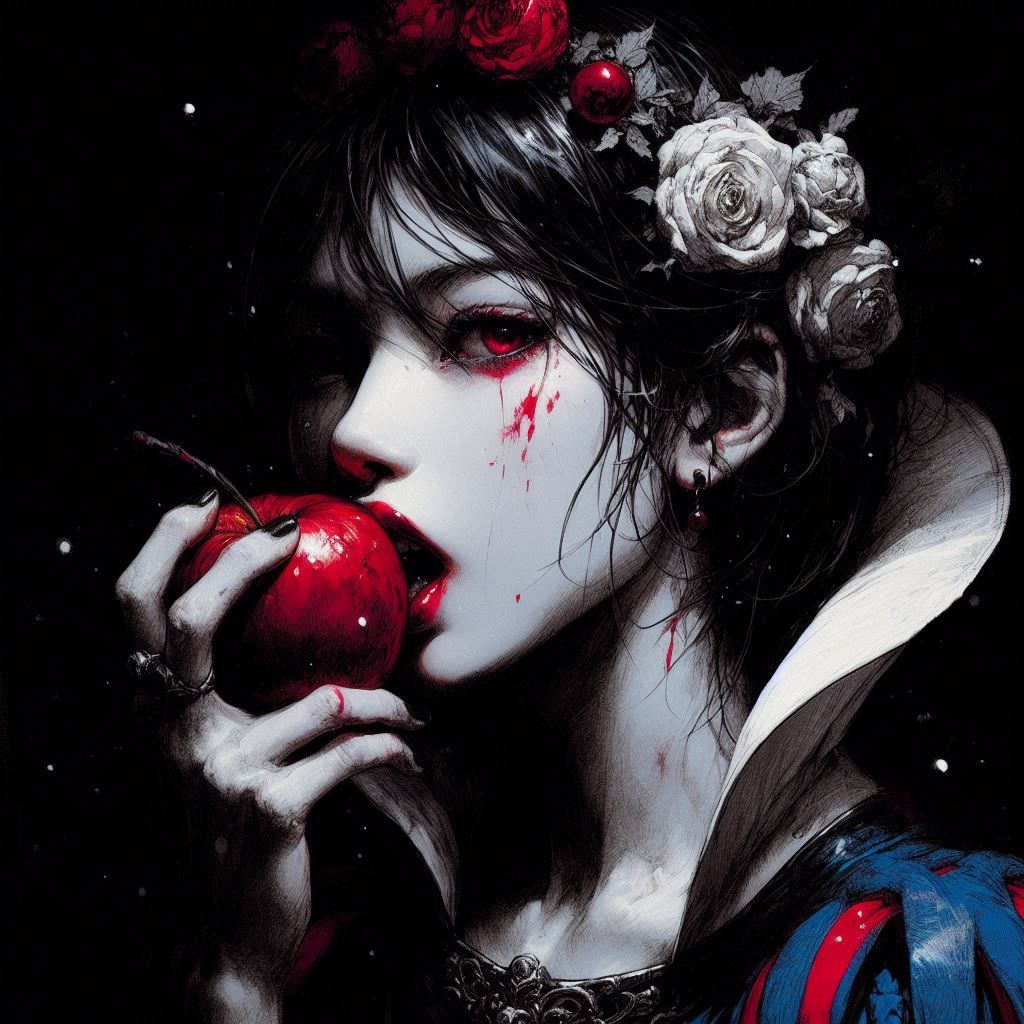 Snow White and the apple