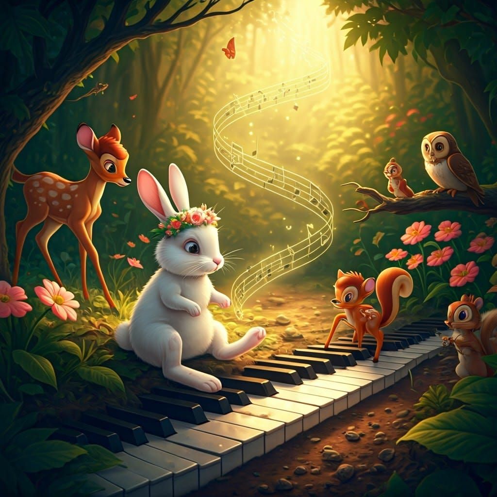 Enchanted Forest Concerto in Whimsical Style