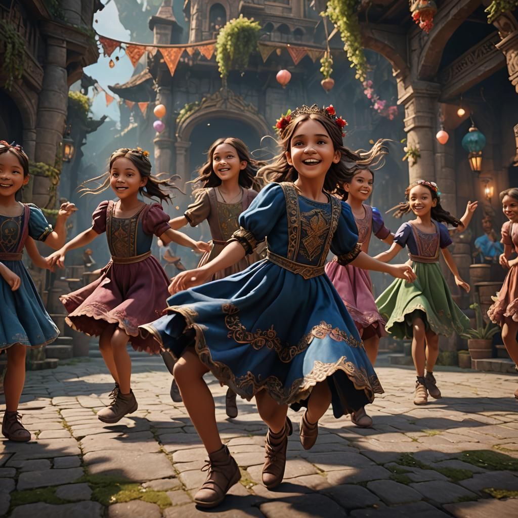 running to dance