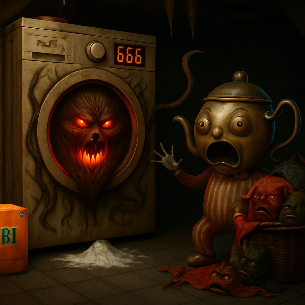 Terrified Teapots -13- Possessed washing machine