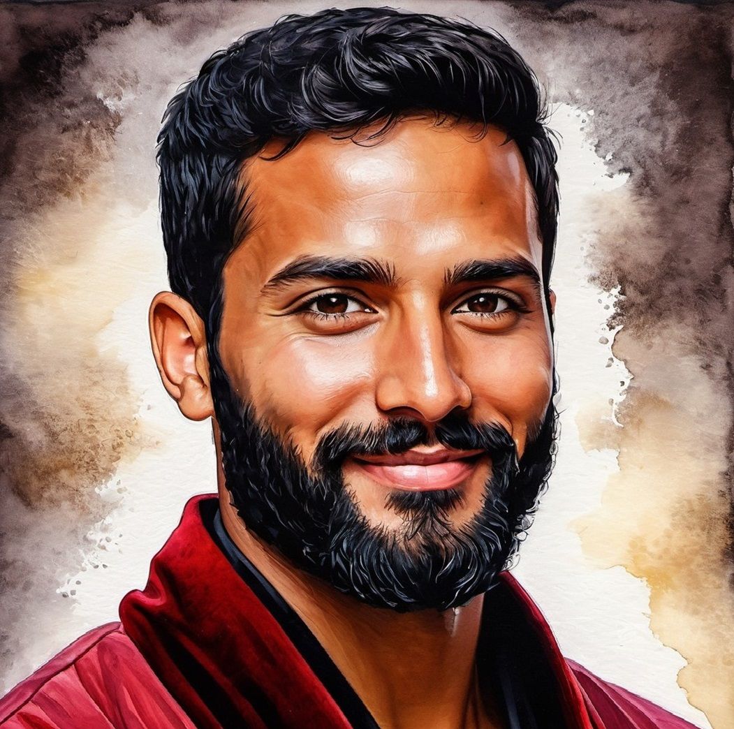 Zeki, a handsome bearded man