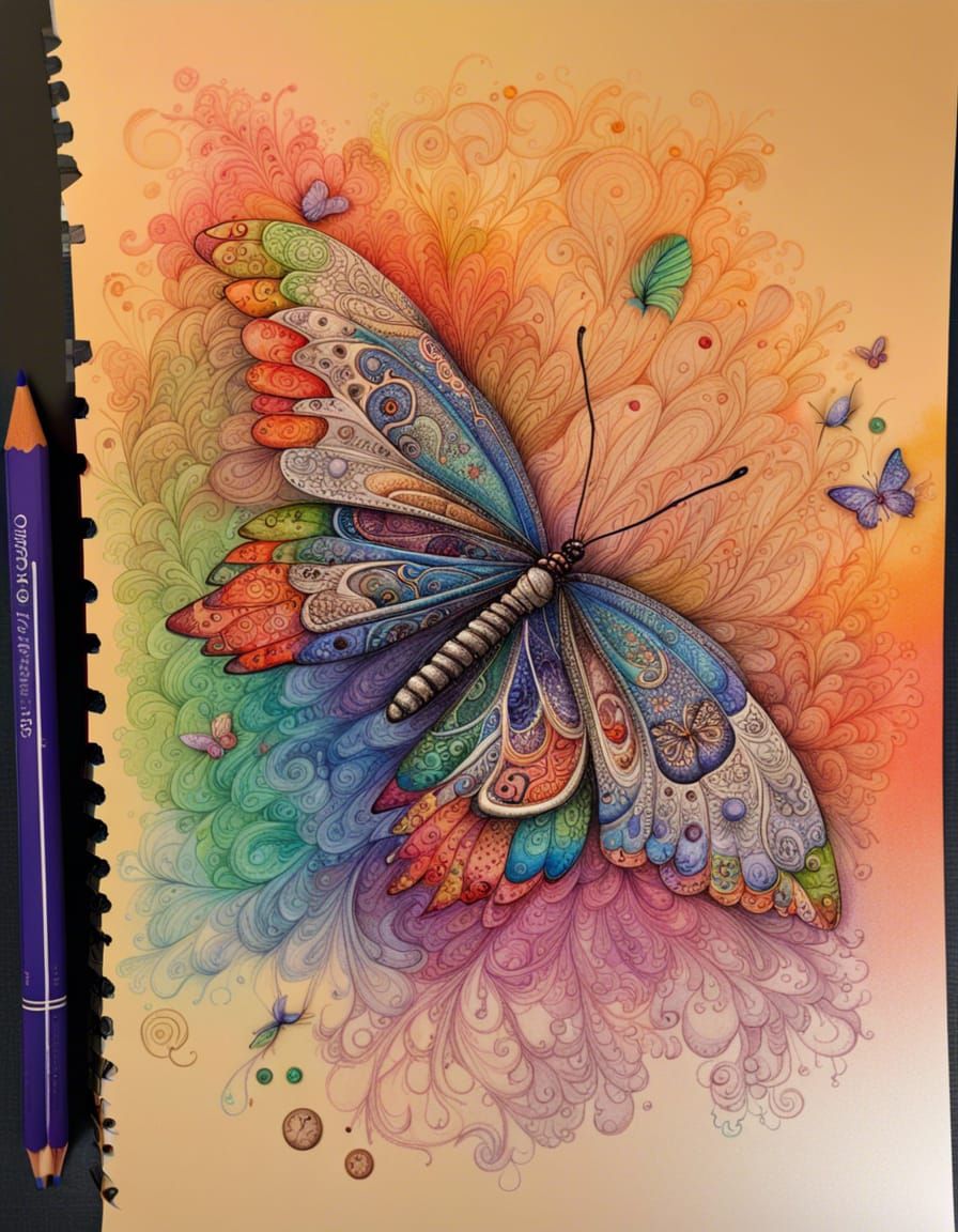 Crayon art outlet drawings