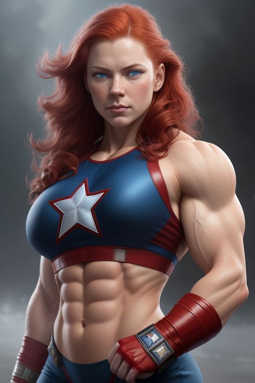 Ms. Captain America Strength