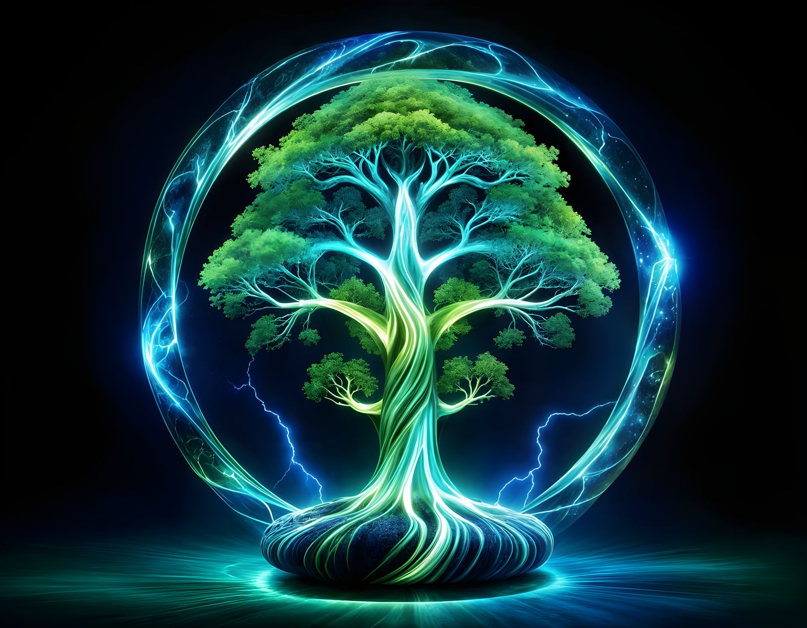 Electrical Tree Spirit  by @KBunny001