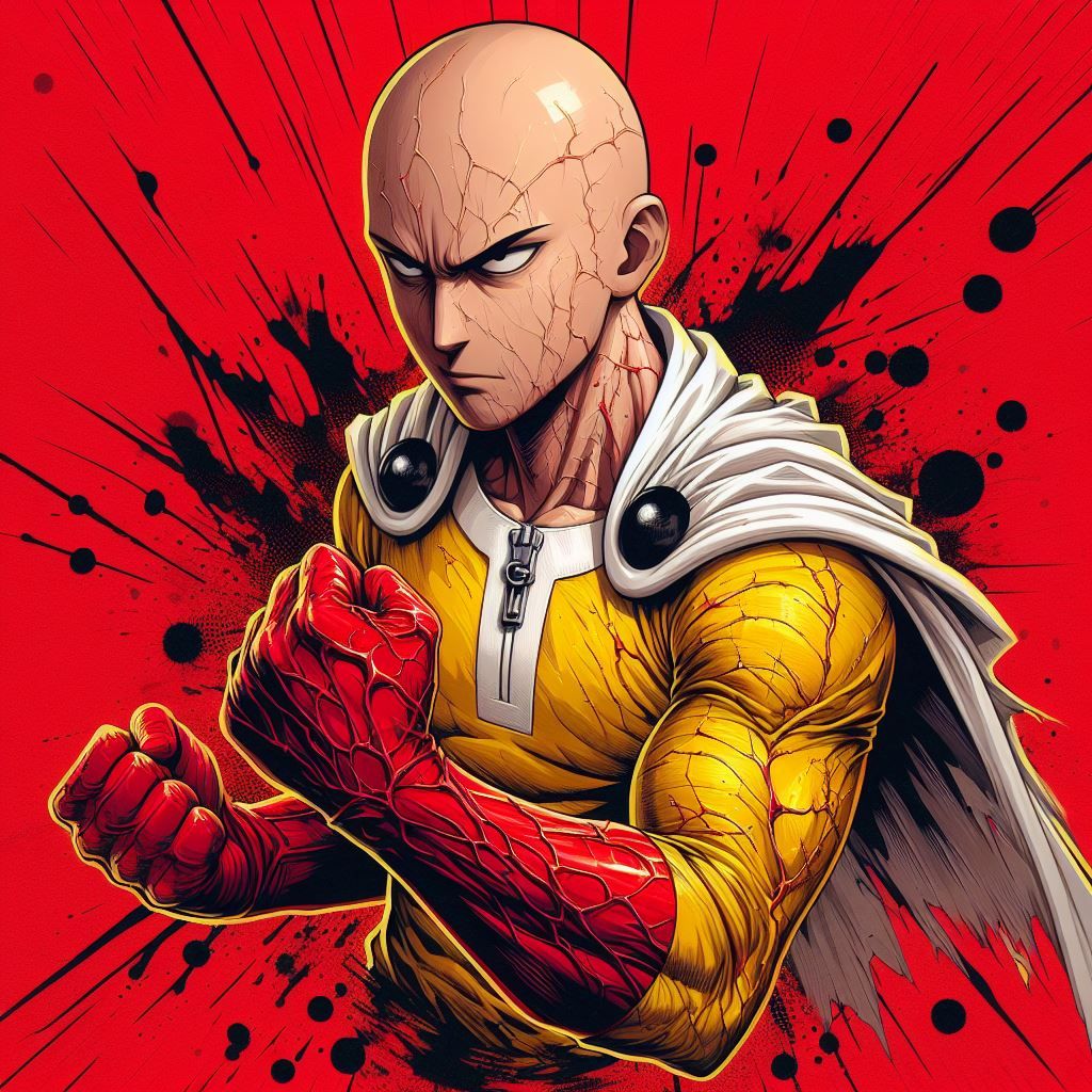 Saitama, from One Punch Man - AI Generated Artwork - NightCafe Creator