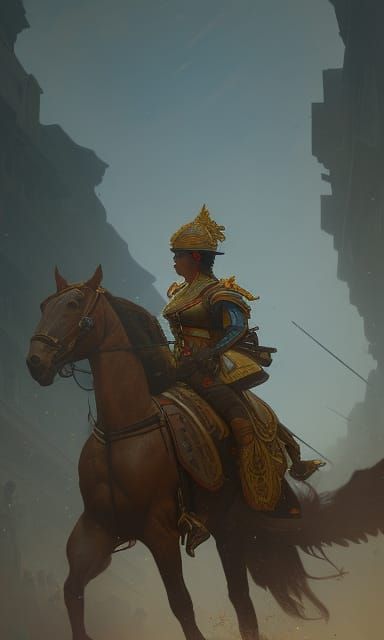 Patroling the mongol steps in complete drip