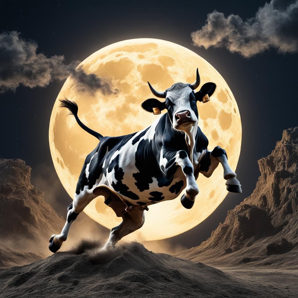 The Cow Jumped Over the Moon  by @Hyrum