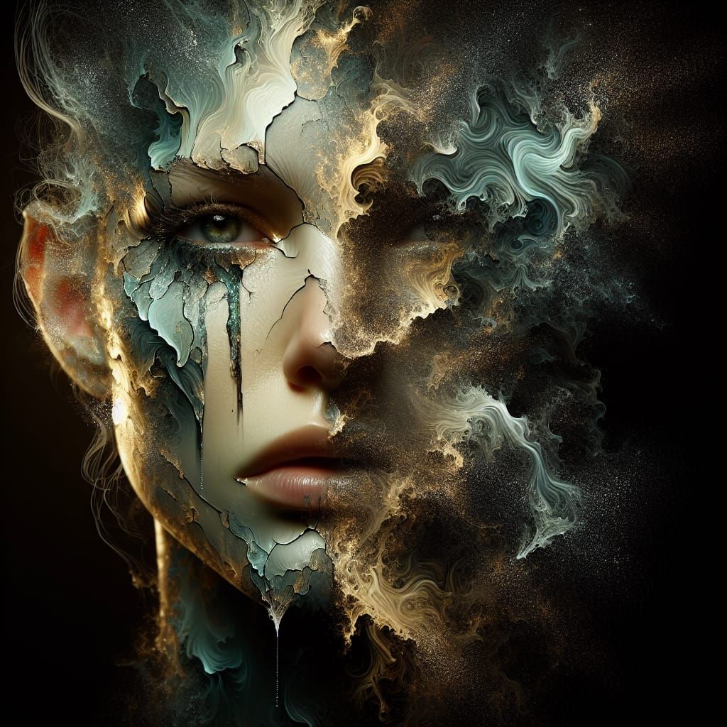 Ethereal Scandinavian Beauty Unravels in Digital Art