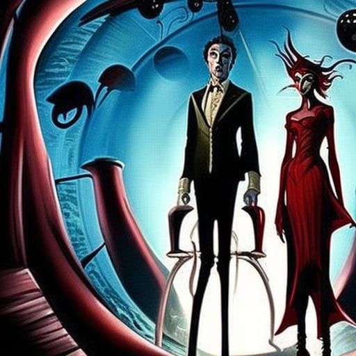 "Time, clocks" epic dystopian film noir masterpiece by Amand...