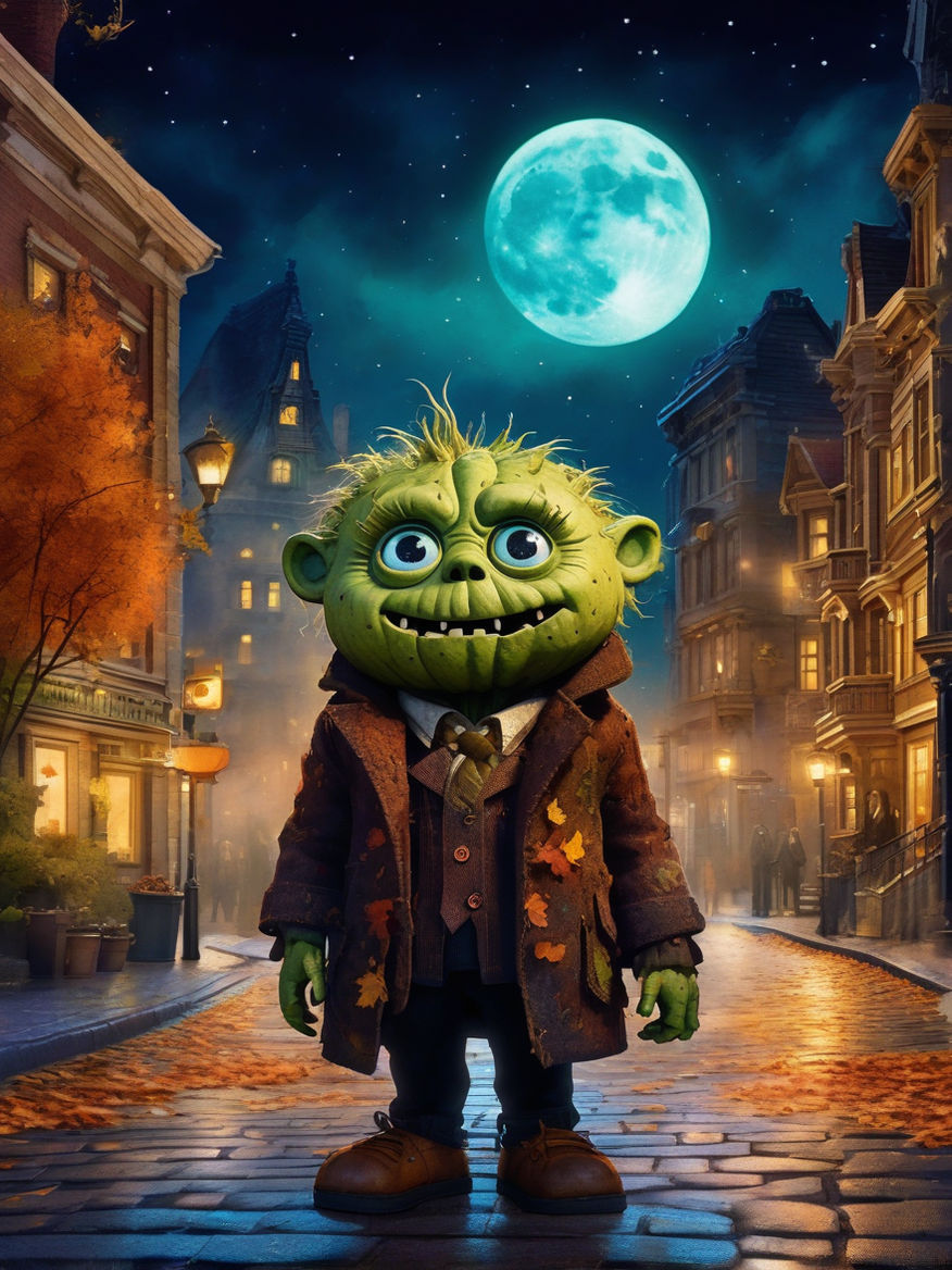 Urban City Halloween Monster