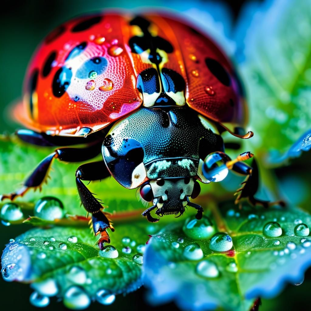 Ladybug on a leaf   by @MSmith 