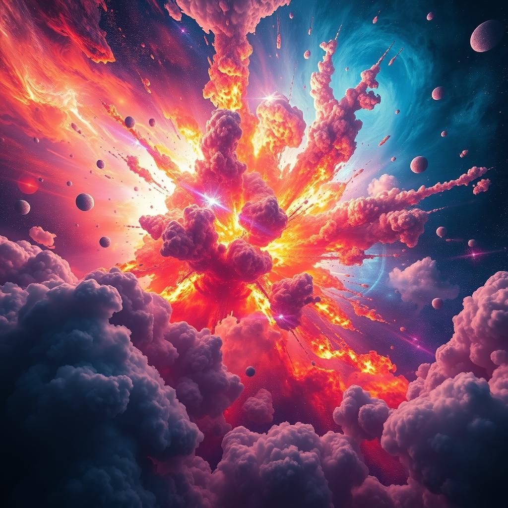 the birth of the universe  by @Alis