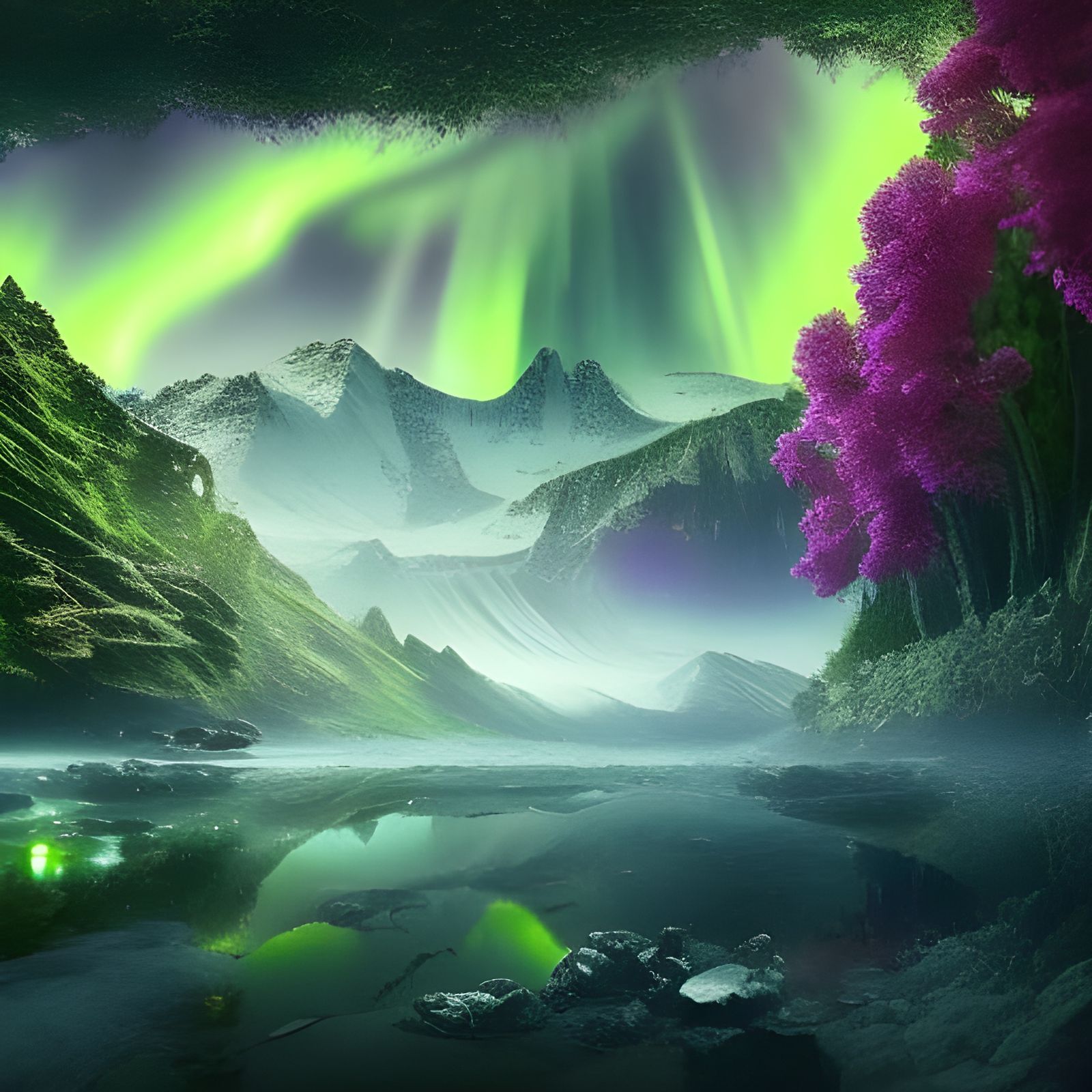 Northern Lights  by @Lia Nightingale