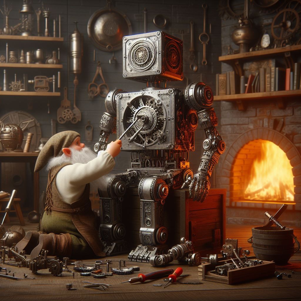 Dwarf fixing clockwork automaton