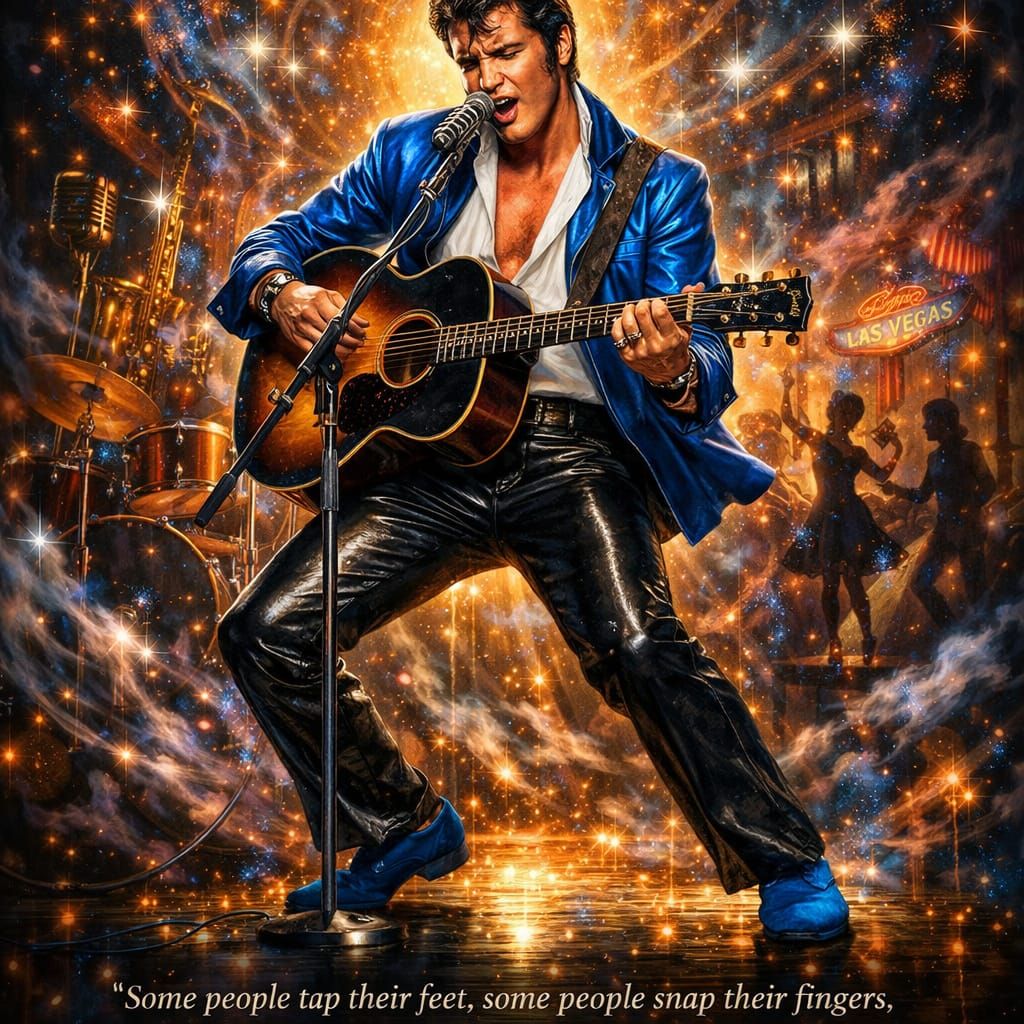 The King of Rock 'n' Roll  by @Dengate Design