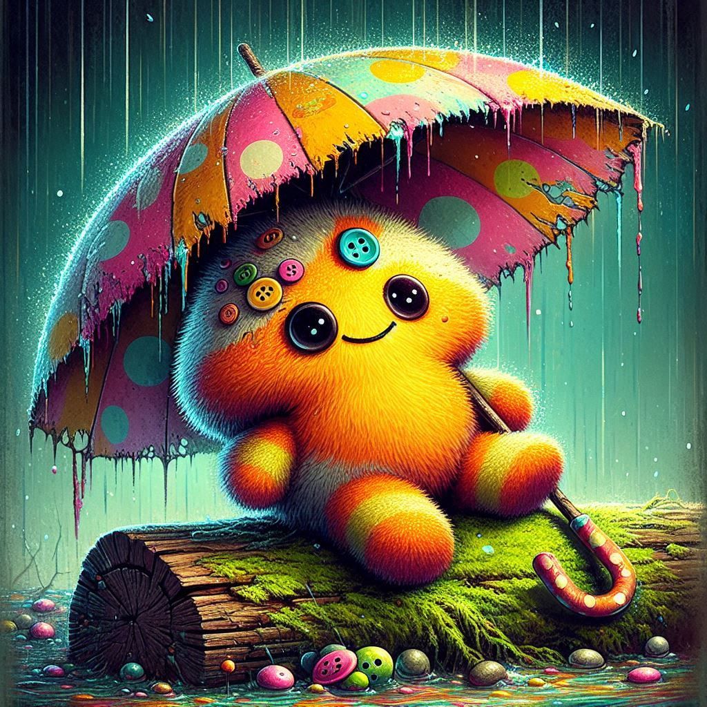 Fluffy mushroom spirit