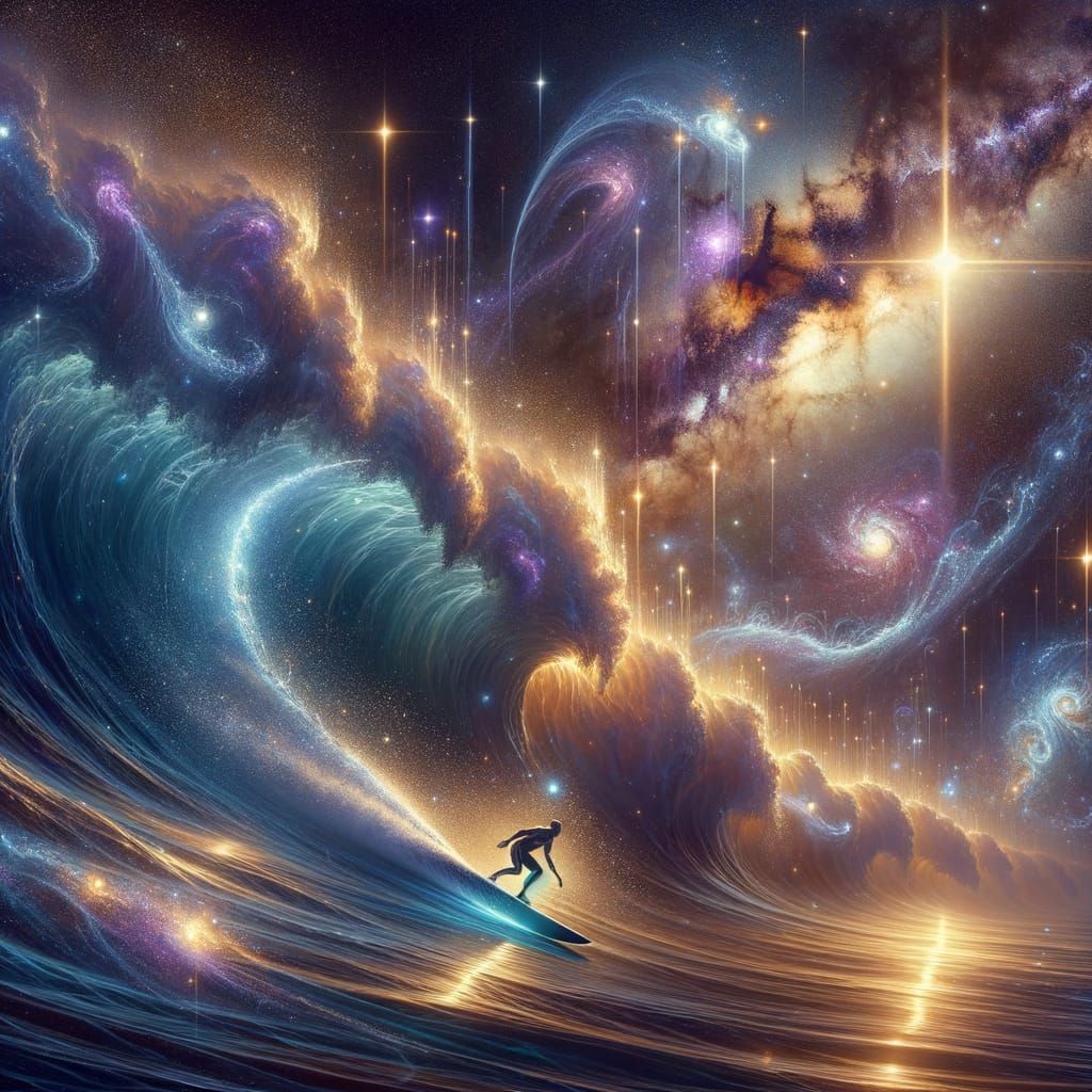 Totally Nebula 🤘🏽  by @Annie May Pixel Weaver