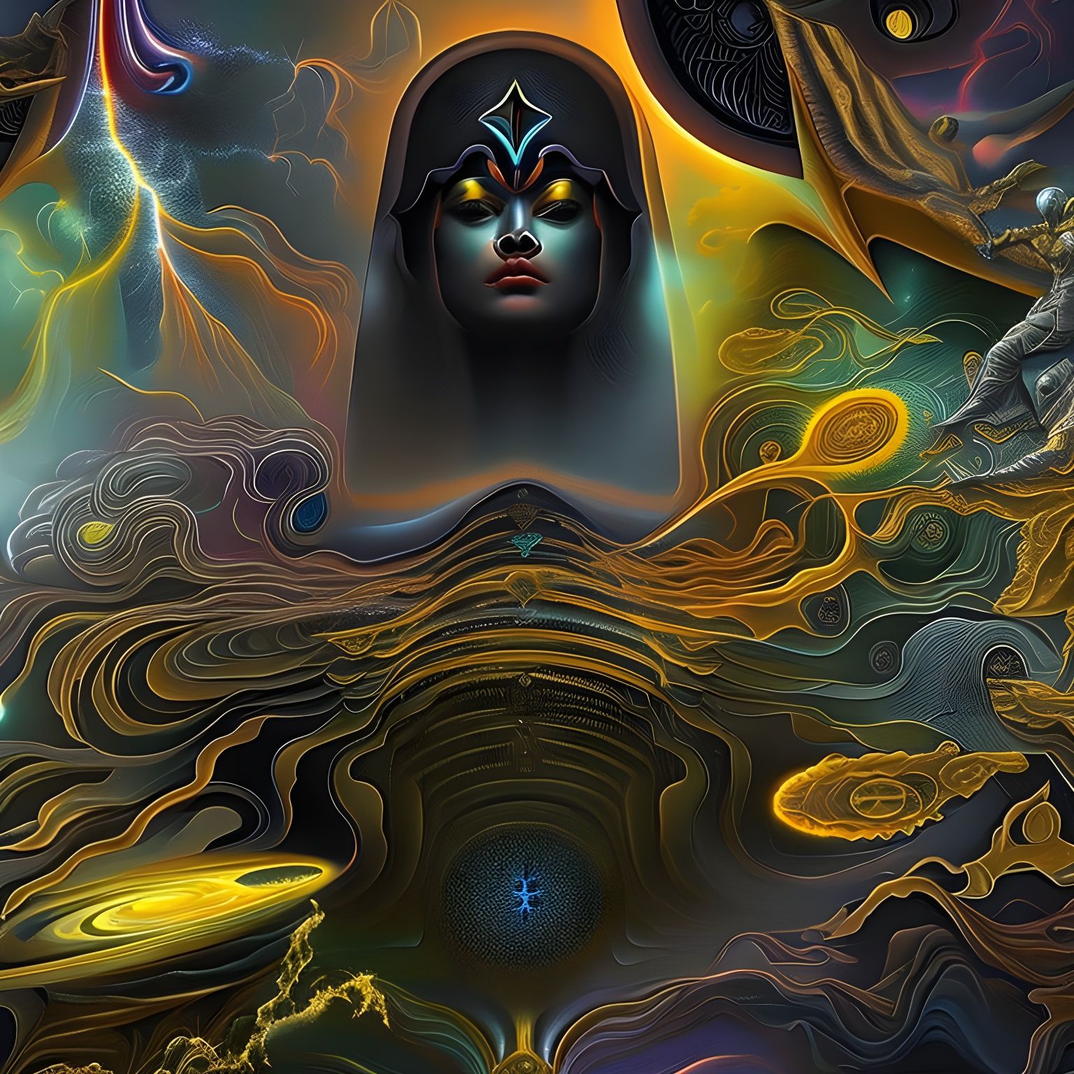 AI's Dreams Expressed in Art Form