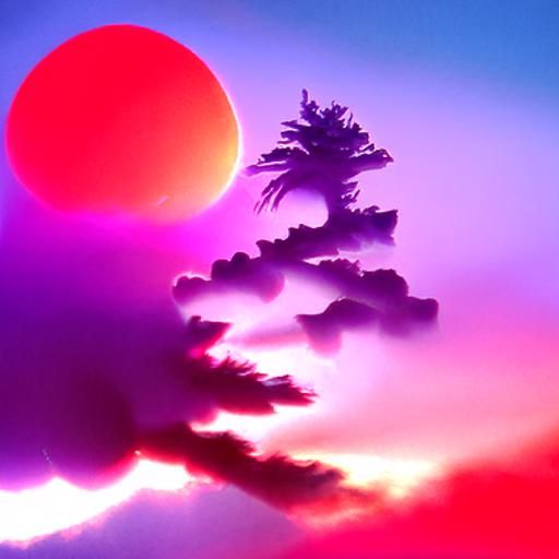 Tree cloud sun