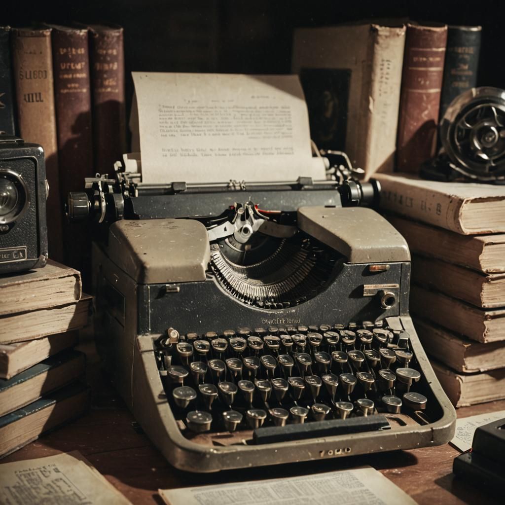 Vintage old type writer  by @Hinty