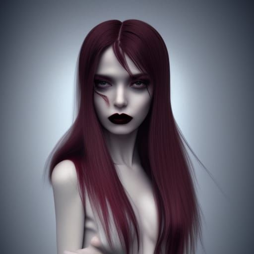 Vampire girl - AI Generated Artwork - NightCafe Creator