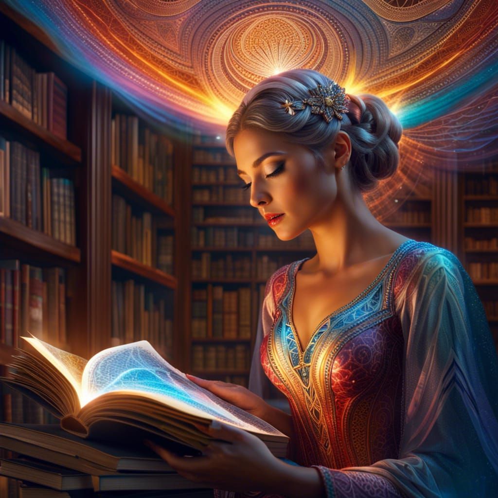 Books are magical - AI Generated Artwork - NightCafe Creator