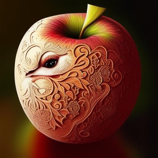 The apple of my eye   by @RedPixie