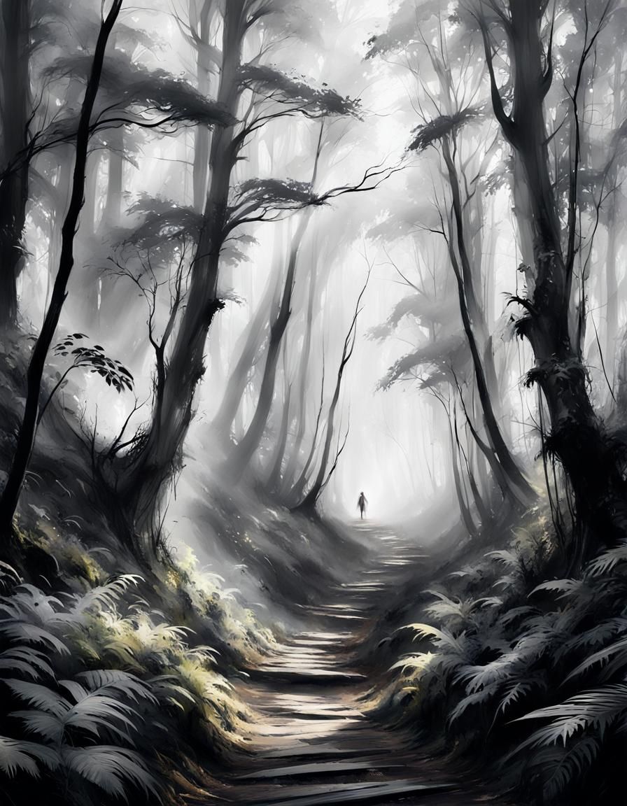 The mysterious forest path