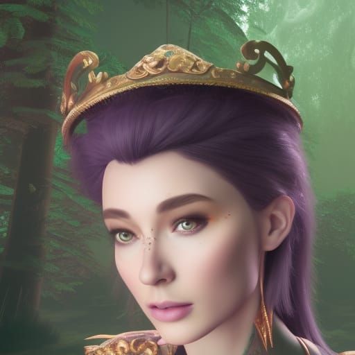 princess, detailed matte painting, deep color, fantastic, in...