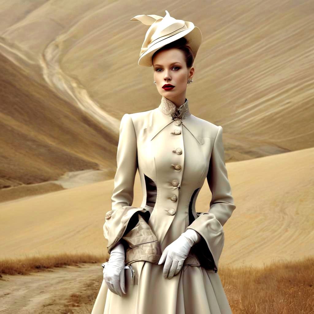 Vibrant Woman in Unconventional Alexander McQueen Outfit Ami...