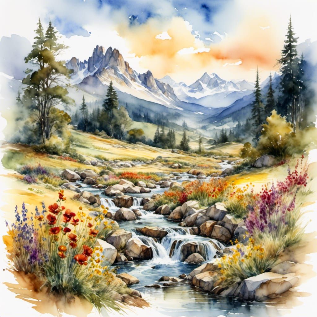 The beauty of the mountains  by @Andy