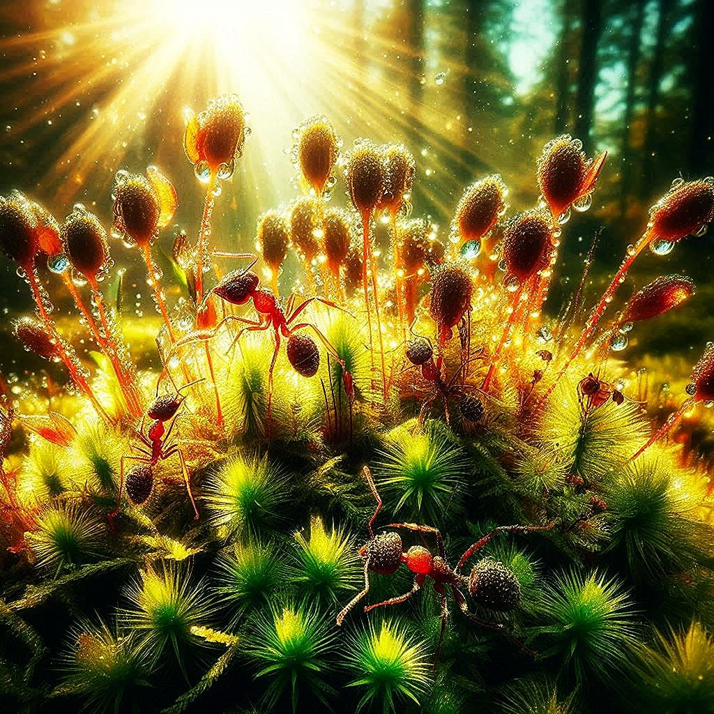 drinking morning dew