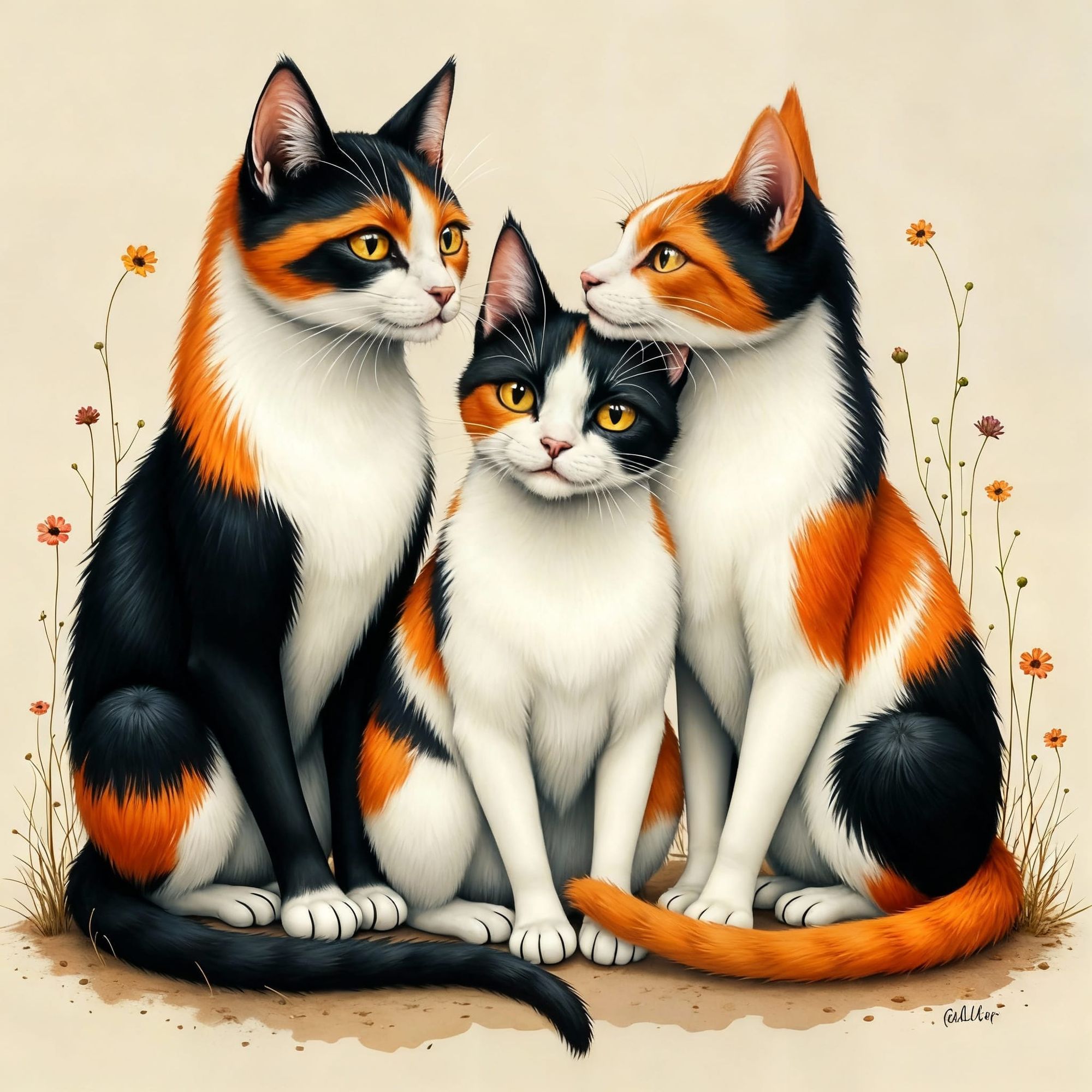 Three calico cousins (2)