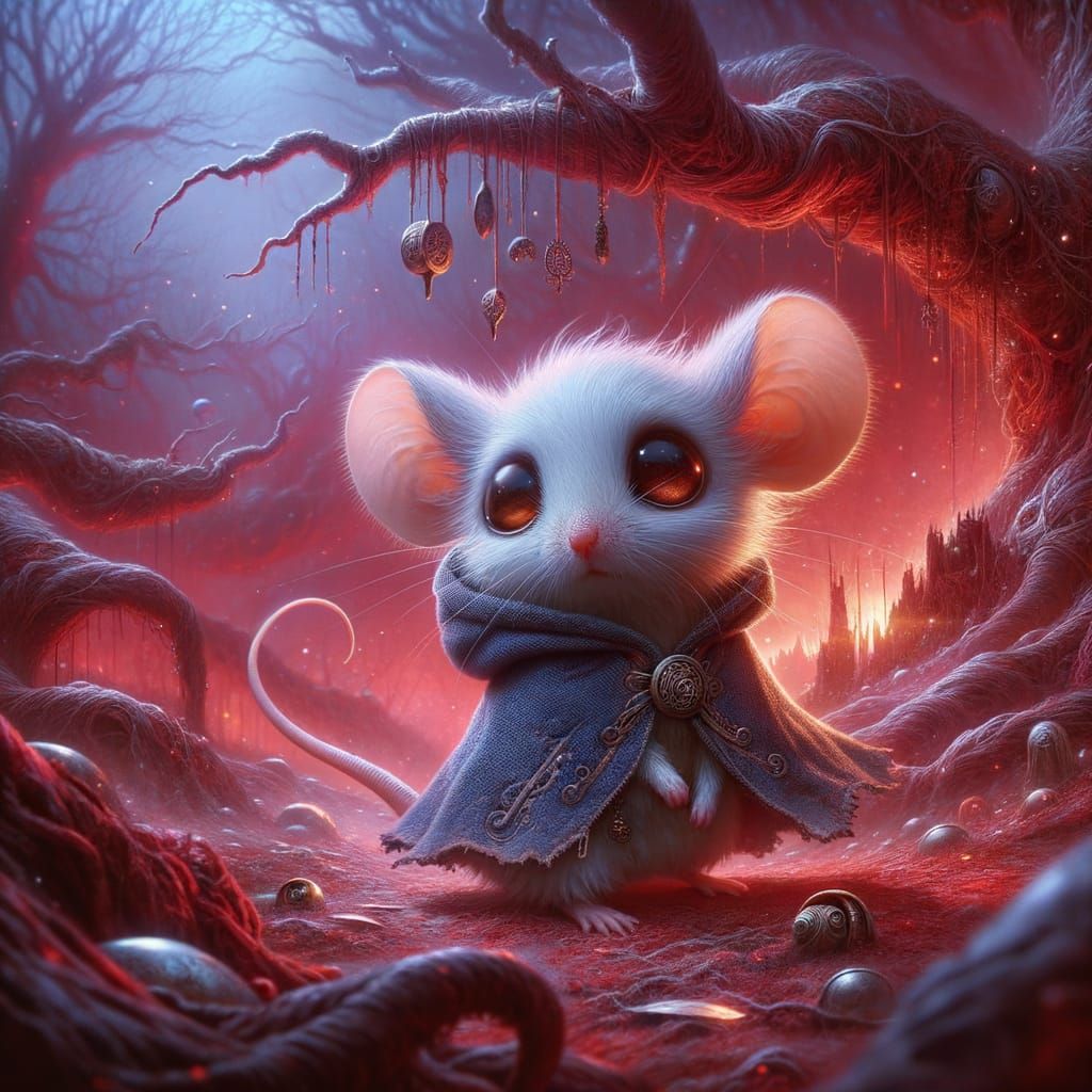 Tiny Wanderer  by @dreampixel_ai