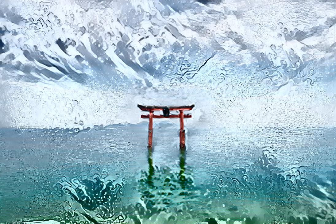 Still standing ice temple