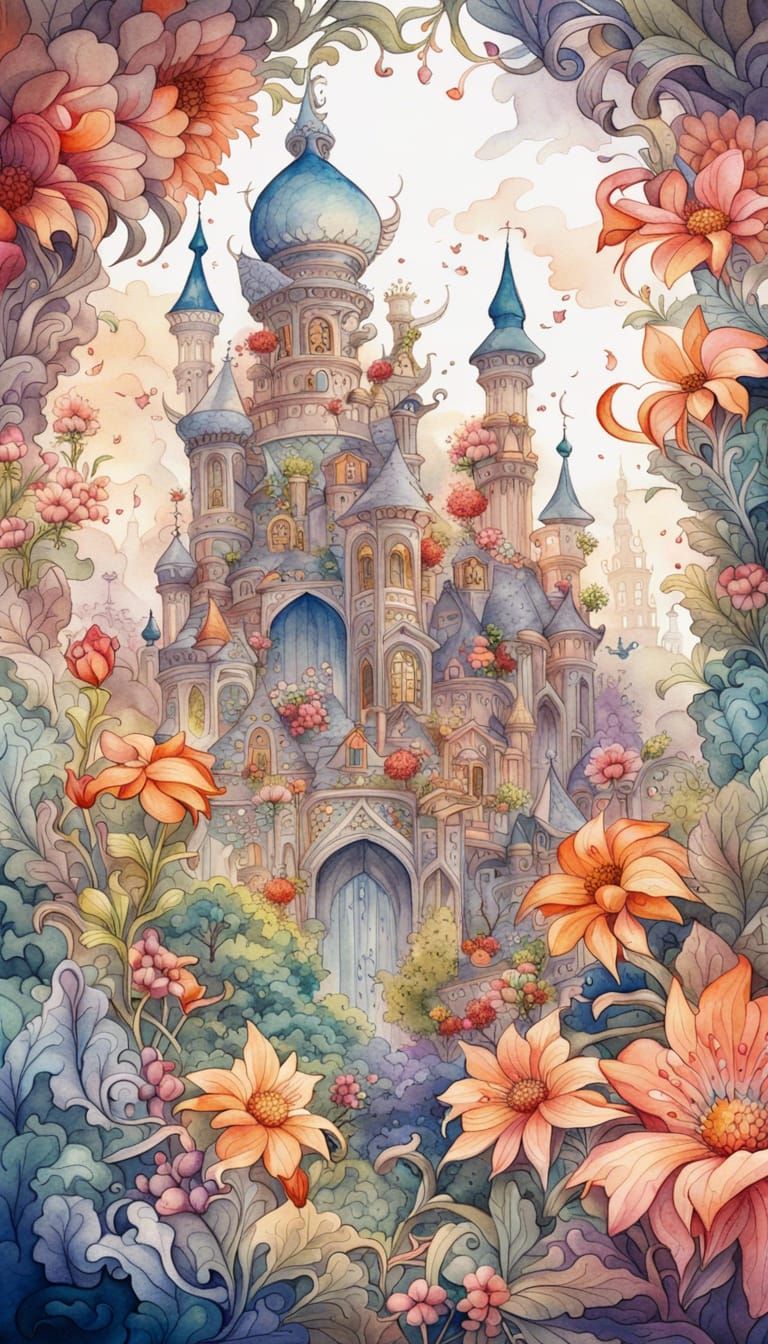 kingdom of flowers  by @skeller