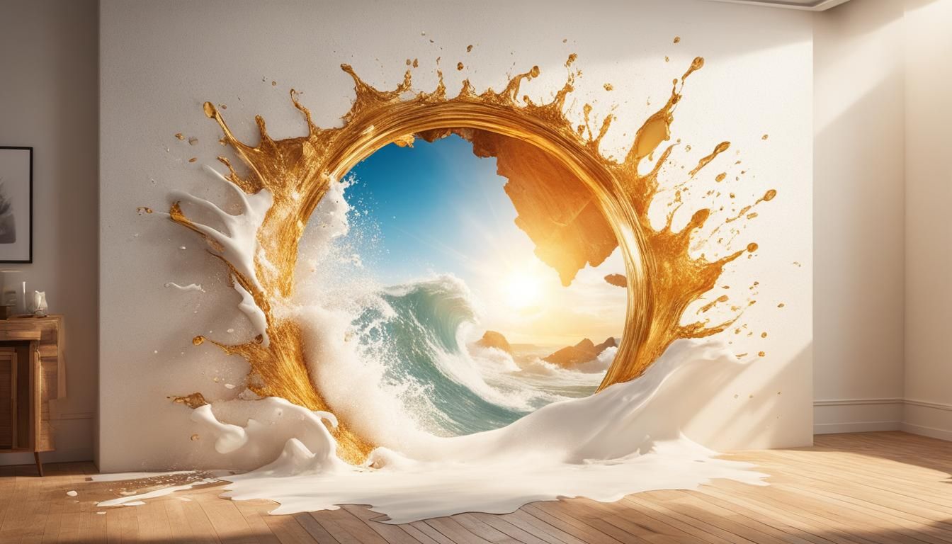 Coconutoranges splash the Wall